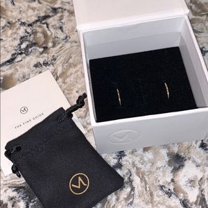 Mejuri “Between” 14k Gold Hoops